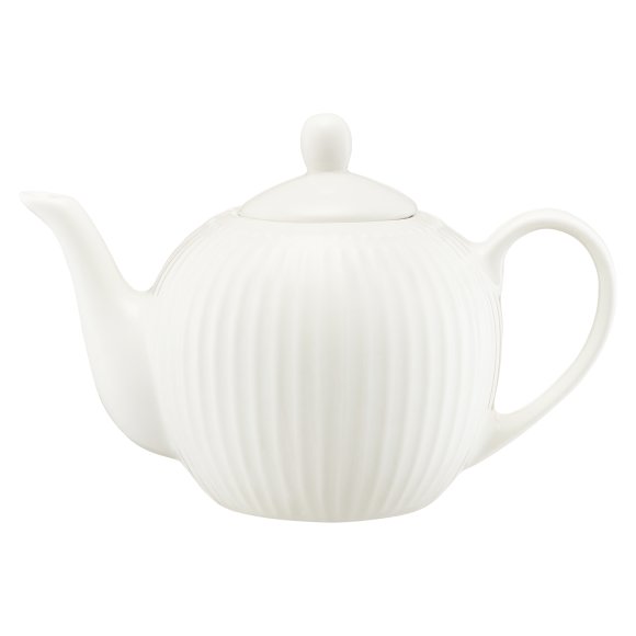 AMBITION | CURLY DZBANEK 1 L Z POKRYWKĄ BIAŁY