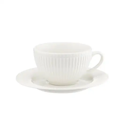 AMBITION | CURLY SPODEK POD FILIŻANKĘ 15,8 CM BIAŁY