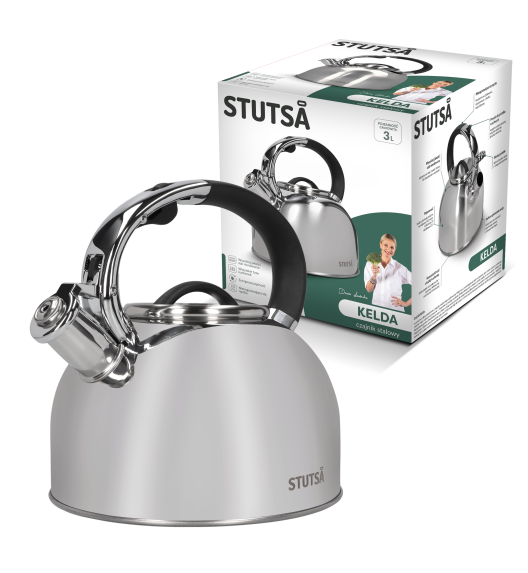 STUTSA KELDA Czajnik 3 L ze stali nierdzewnej / indukcja 