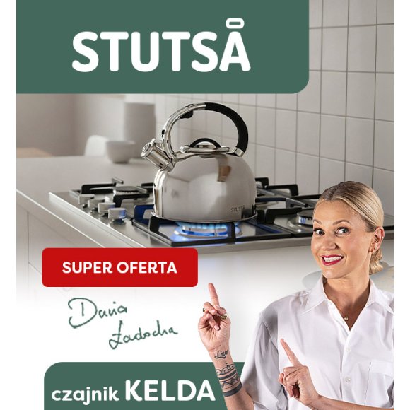 WYPRZEDAŻ! STUTSA KELDA Czajnik 3 L ze stali nierdzewnej / indukcja 