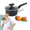 STUTSA VARMA Rondel z 1,3 L pokrywką 16 cm / nieprzywierająca powłoka non stick