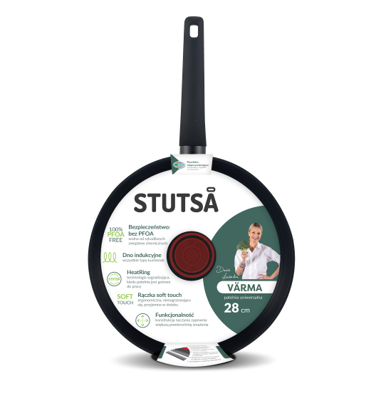 STUTSA VARMA Patelnia 28 cm thermo spot / nieprzywierająca powłoka non stick