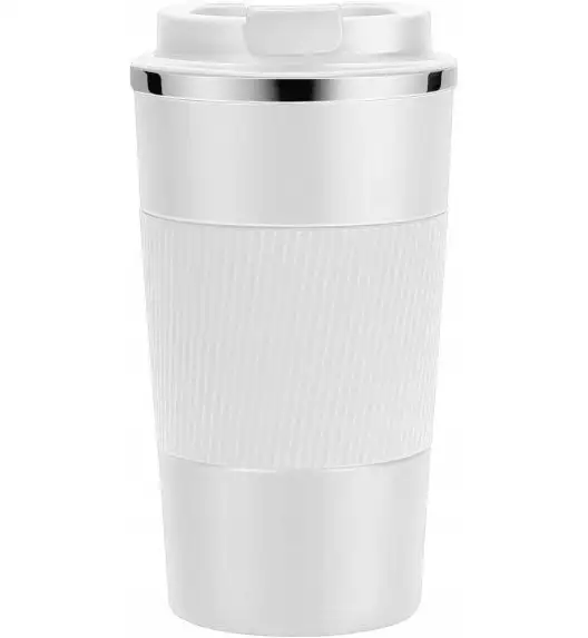 KAIA HOME | Kubek termiczny 510 ml antypoślizgowy / biały