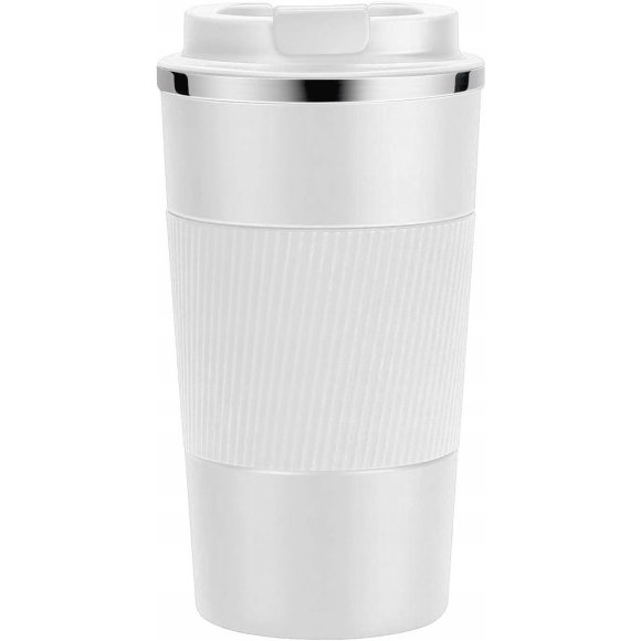 KAIA HOME | Kubek termiczny 510 ml antypoślizgowy / biały