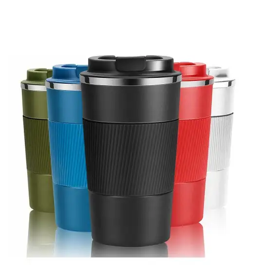 KAIA HOME | Kubek termiczny 510 ml antypoślizgowy / biały