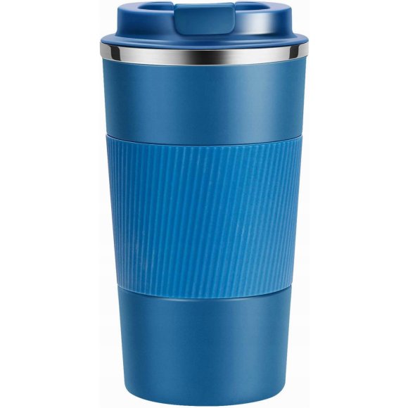 KAIA HOME | Kubek termiczny 510 ml antypoślizgowy / niebieski