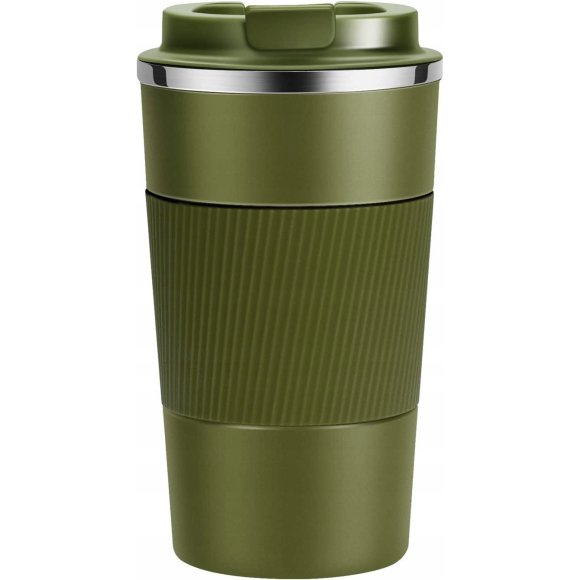 KAIA HOME | Kubek termiczny 510 ml antypoślizgowy / zielony