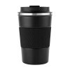 KAIA HOME | Kubek termiczny 380 ml antypoślizgowy / czarny
