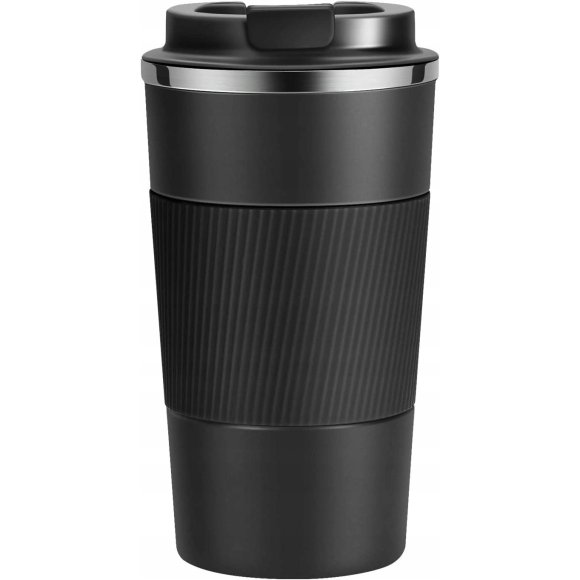 KAIA HOME | Komplet 2x Kubek termiczny 510 ml + 380 ml / czarne