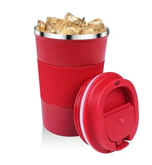 KAIA HOME | Komplet 2x Kubek termiczny 510 ml + 380 ml / czerwone