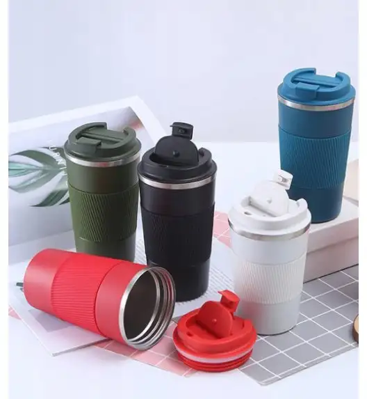 KAIA HOME | Komplet 2x Kubek termiczny 510 ml + 380 ml / czerwone