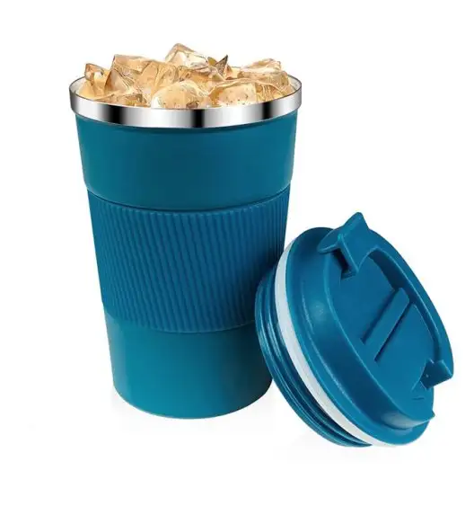 KAIA HOME | Komplet 2x Kubek termiczny 510 ml + 380 ml / niebieskie