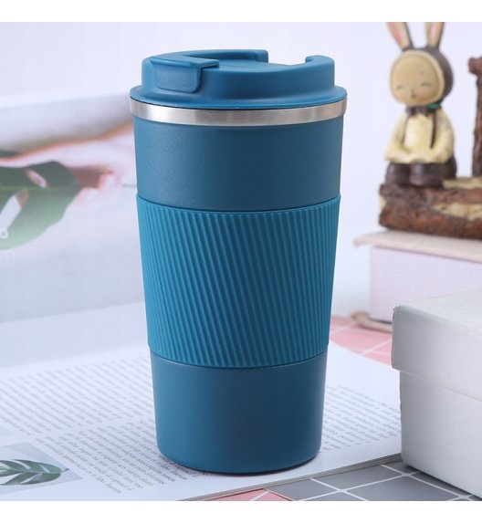 KAIA HOME | Komplet 2x Kubek termiczny 510 ml + 380 ml / niebieskie
