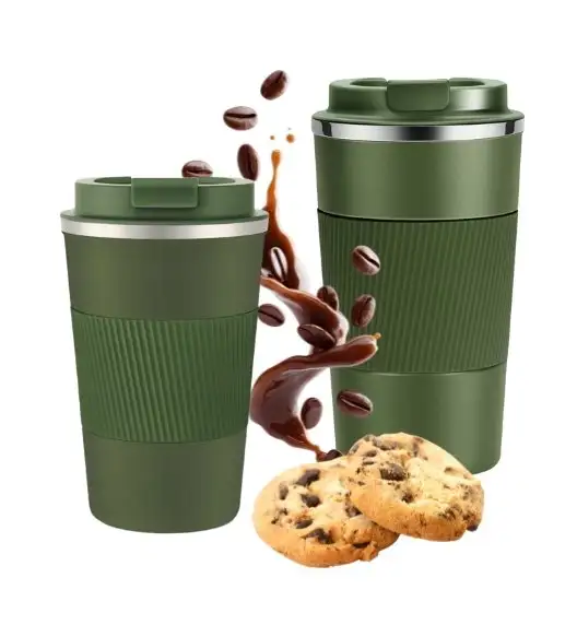 KAIA HOME | Komplet 2x Kubek termiczny 510 ml + 380 ml / zielone