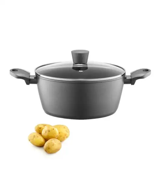 WYPRZEDAŻ! AMBITION VERSO Garnek z pokrywą 24 cm / 4,1 l / aluminium / indukcja