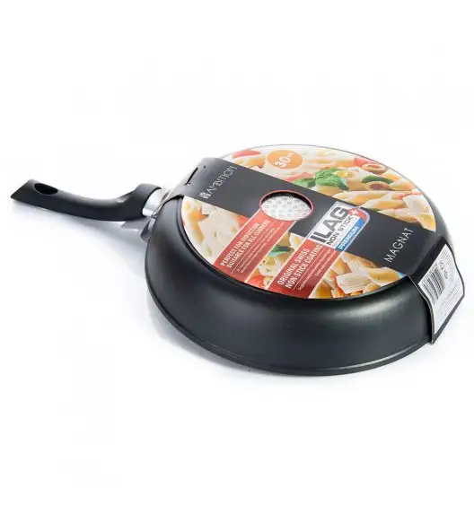AMBITION MAGNAT Patelnia + pokrywka 30 cm / powłoka ILAG Non-Stick Premium / INDUKCJA