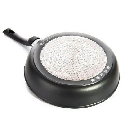 AMBITION MAGNAT Patelnia + pokrywka 30 cm / powłoka ILAG Non-Stick Premium / INDUKCJA