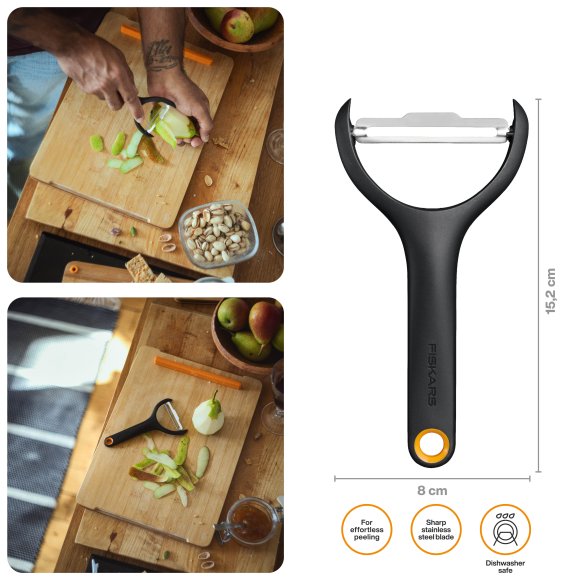 FISKARS FUNCTIONAL FORM 1079908 Obierak do warzyw / stal nierdzewna 