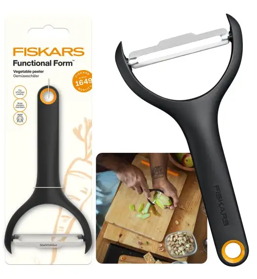 FISKARS FUNCTIONAL FORM 1079908 Obierak do warzyw w kształcie litery 