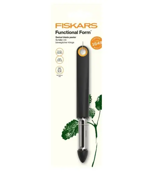 FISKARS FUNCTIONAL FORM 1079960 Obieraczka do warzyw z ruchomym ostrzem / stal nierdzewna 