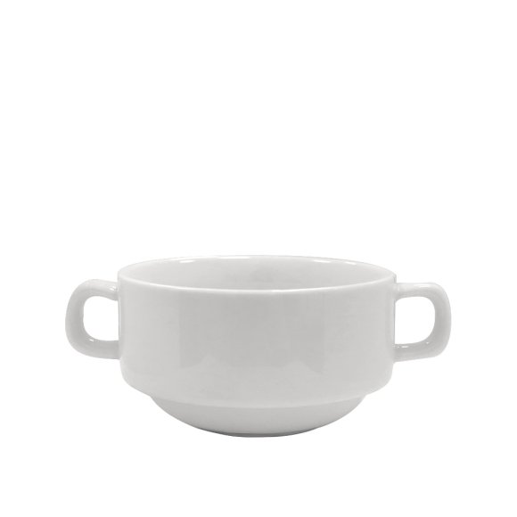 KAIA HOME BASIC Bulionówka flaczarka z uchwytami 220 ml / ceramika
