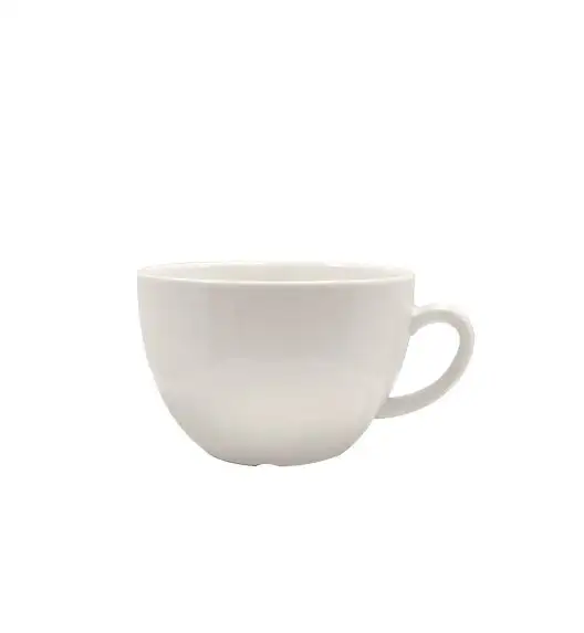 KAIA HOME LINE Filiżanka 300 ml ze spodkiem 14,5 cm / ceramika ecru