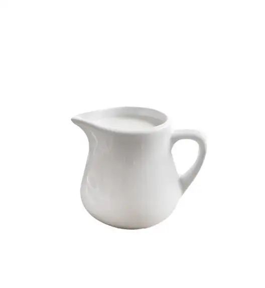 KAIA HOME BASIC Dzbanek na mleko 125 ml mały biały / ceramika