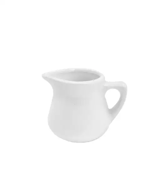 KAIA HOME BASIC Dzbanek na mleko 125 ml mały biały / ceramika
