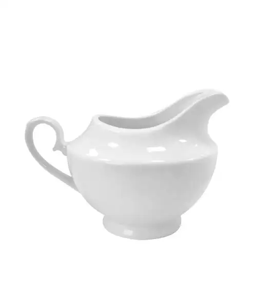 KAIA HOME Sosjerka 300 ml biała klasyczna / ceramika