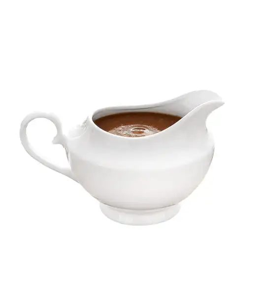 KAIA HOME Sosjerka 300 ml biała klasyczna / ceramika