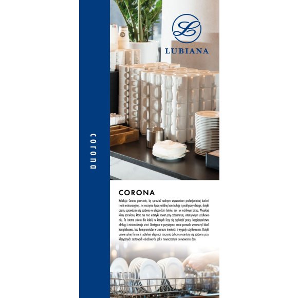 LUBIANA CORONA 3260 Półmis owalny 33 cm | biała porcelana 
