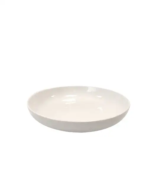 KAIA HOME AURA Talerz głęboki 21,5 cm / ceramika ecru