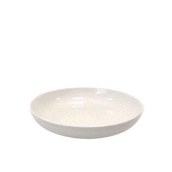 KAIA HOME AURA Talerz głęboki 21,5 cm / ceramika ecru