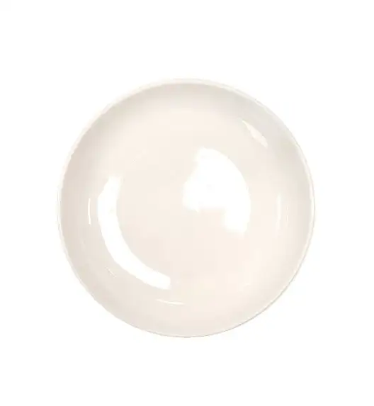 KAIA HOME AURA Talerz głęboki 21,5 cm / ceramika ecru