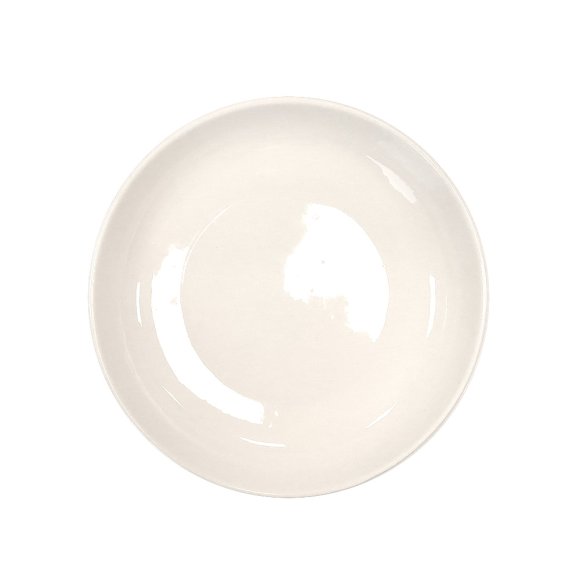 KAIA HOME AURA Talerz głęboki 21,5 cm / ceramika ecru