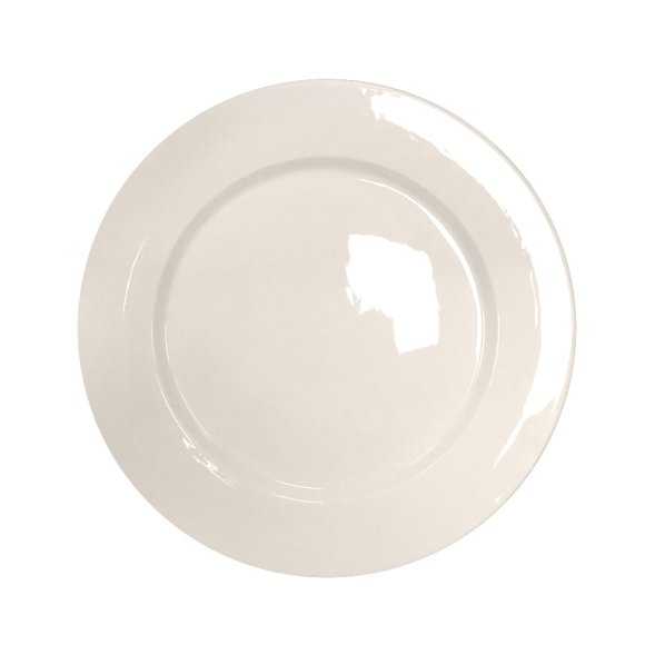 KAIA HOME AURA II Talerz obiadowy 26,5 cm / ceramika ecru