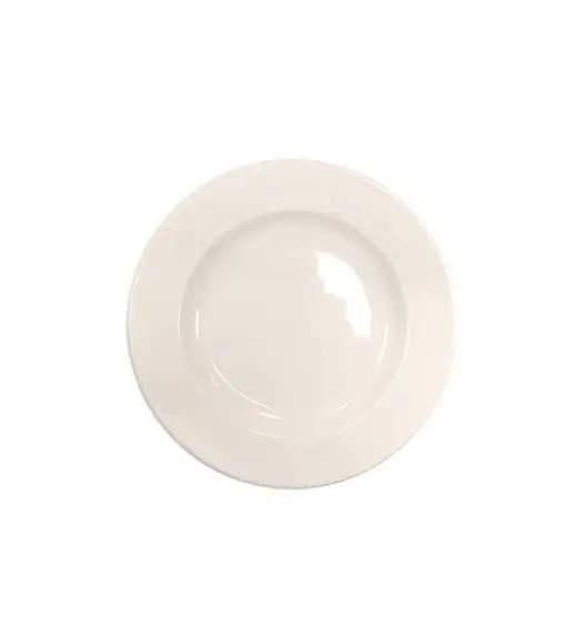 KAIA HOME AURA II Talerz deserowy 17 cm / ceramika ecru