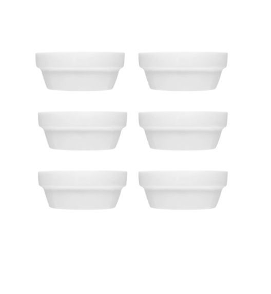 LUBIANA CORONA 0478 Miska/salaterka 14 cm x 6 sztuk | biała porcelana