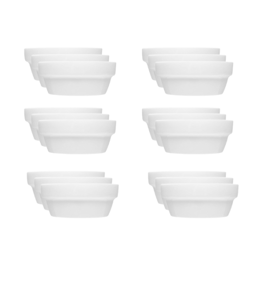 LUBIANA CORONA 0478 Miska/salaterka 14 cm x 18 sztuk | biała porcelana