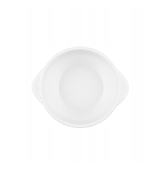 LUBIANA CORONA 0612 Bulionówka 300 ml + spodek 14,5 cm x 18 sztuk | biała porcelana 