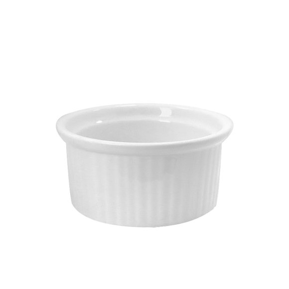 KAIA HOME BASIC Naczynie do serwowania zapiekania czarka ramekin dipówka do sosów 100 ml 6 sztuk / ceramika