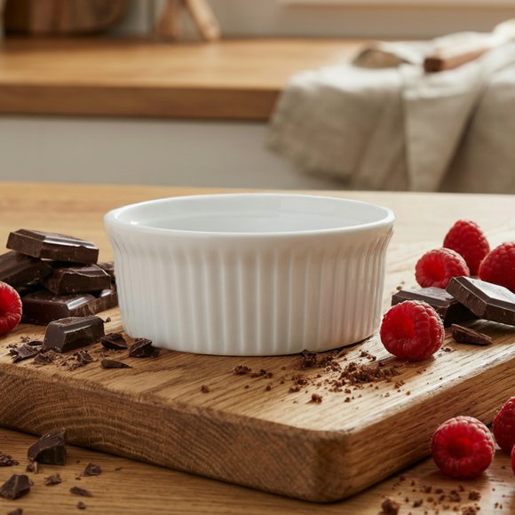 KAIA HOME BASIC Naczynie do zapiekania czarka ramekin 200 ml 60 sztuk / ceramika