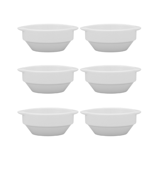 LUBIANA CORONA 0612 Bulionówka 300 ml bez spodka x 6 sztuk | biała porcelana 