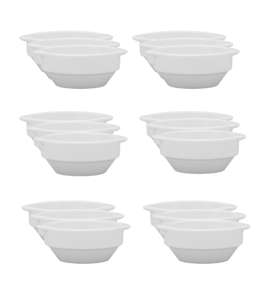 LUBIANA CORONA 0612 Bulionówka 300 ml bez spodka x 60 sztuk | biała porcelana 