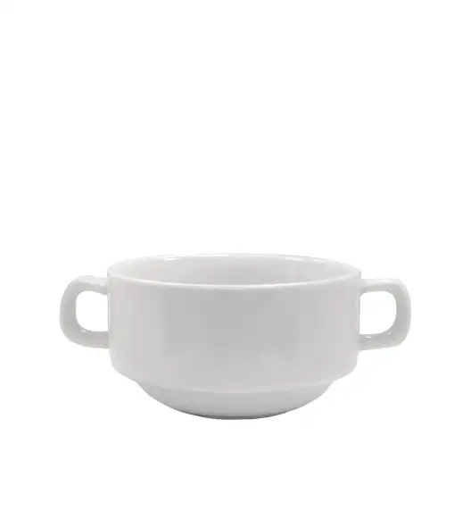 KAIA HOME BASIC Bulionówka flaczarka z uchwytami 220 ml 18 sztuk / ceramika