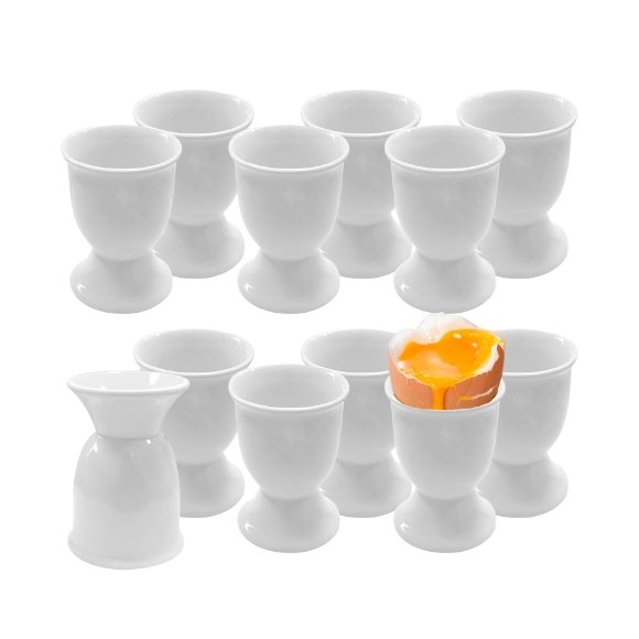 KAIA HOME BASIC Kieliszek na jajko 5x7 cm 12 sztuk / ceramika