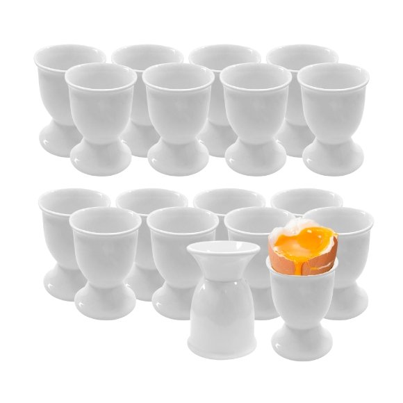 KAIA HOME BASIC Kieliszek na jajko 5x7 cm 18 sztuk / ceramika