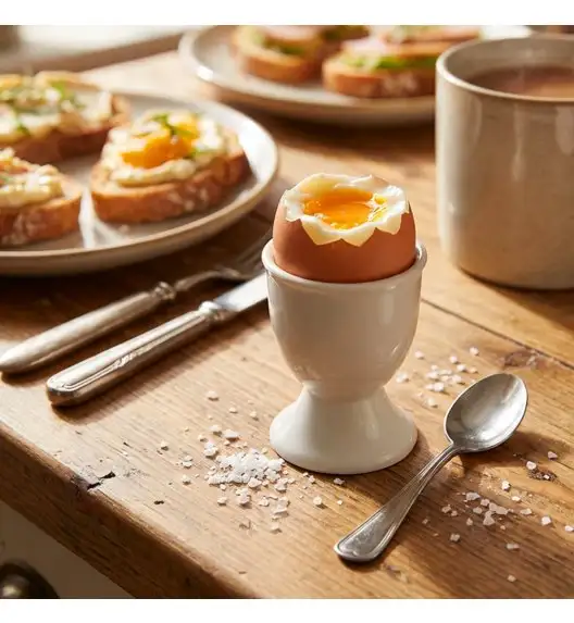 KAIA HOME BASIC Kieliszek na jajko 5x7 cm 18 sztuk / ceramika