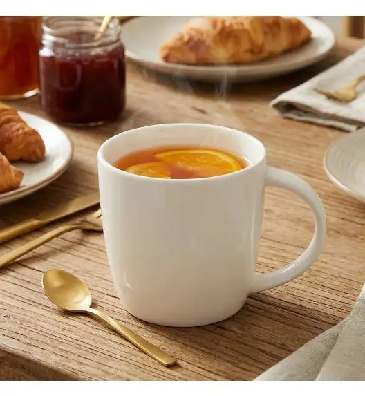 KAIA HOME AURA Kubek duży jumbo 650 ml 12 sztuk / ceramika ecru