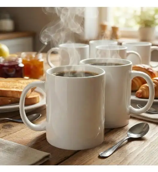 KAIA HOME BASIC Kubek prosty 300 ml 6 sztuk / ceramika